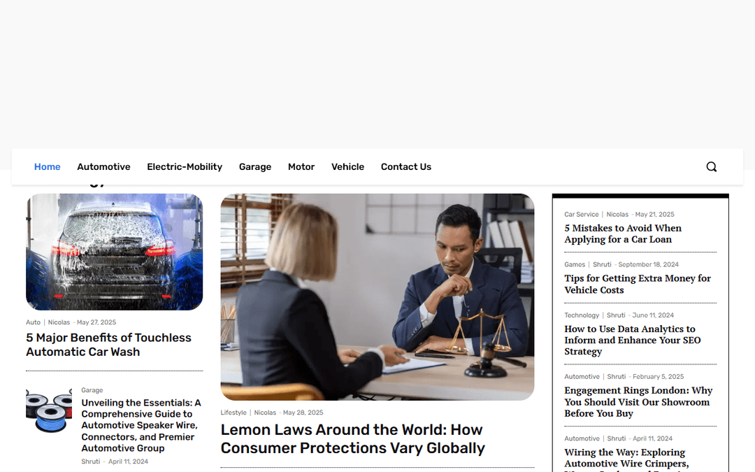 topautomotivewire.com publisher screenshot