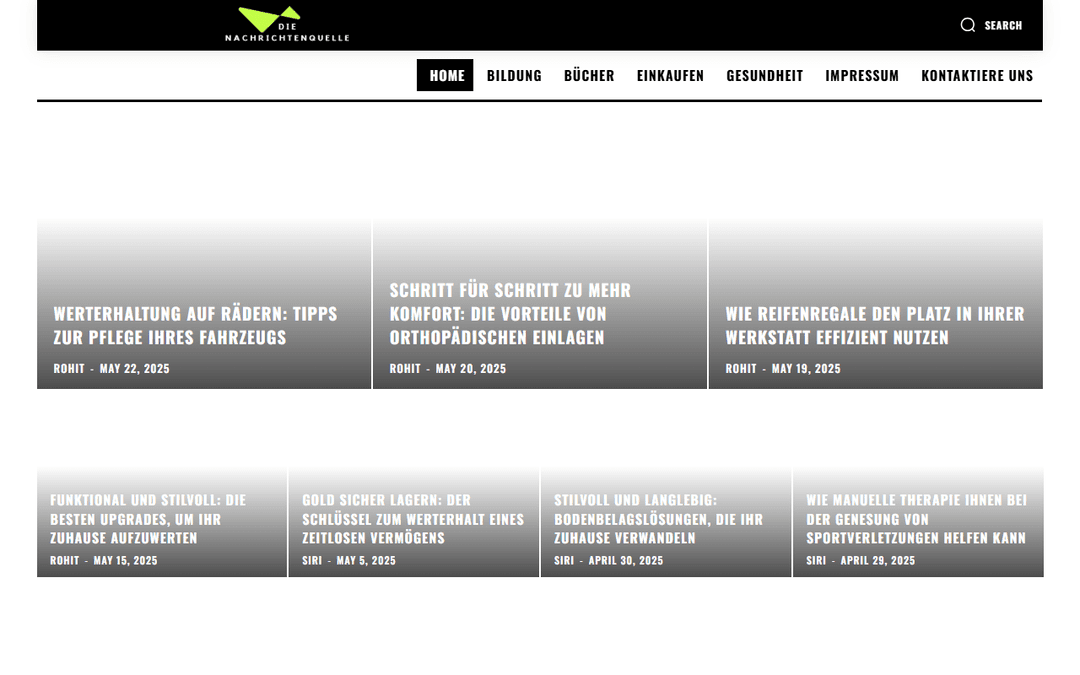 dienachrichtenquelle.de publisher screenshot