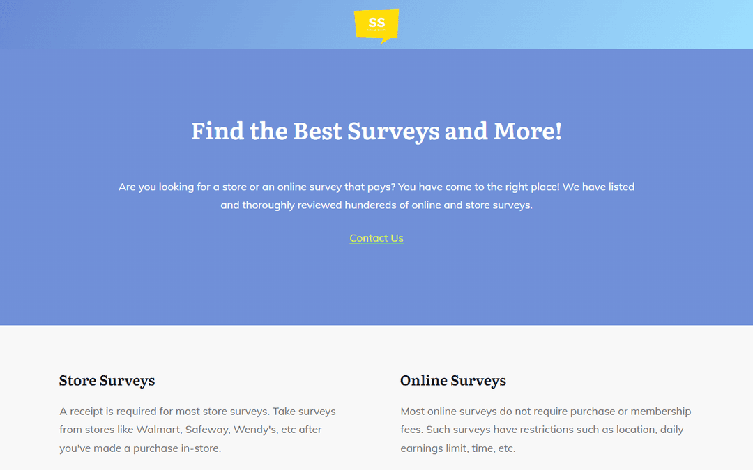stellarsurvey.com publisher screenshot