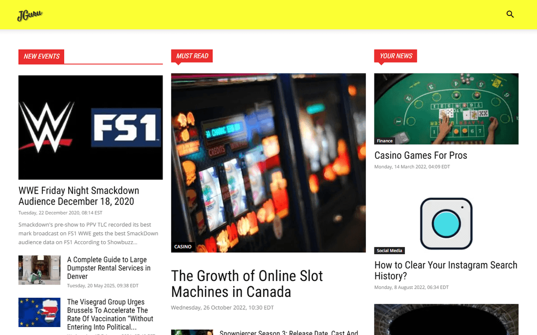 jguru.com publisher screenshot