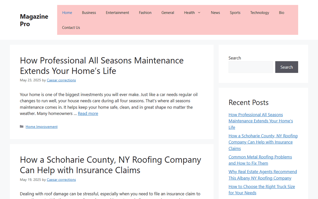 magazinepro.co publisher screenshot