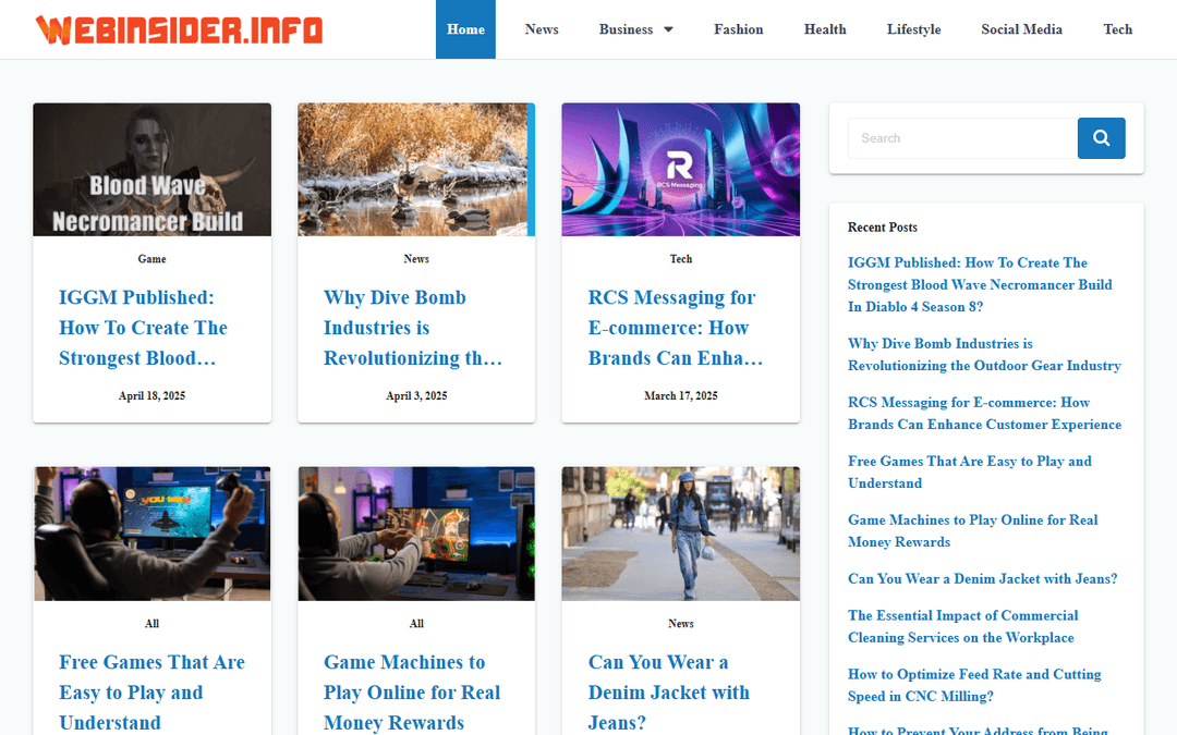 webinsider.info publisher screenshot