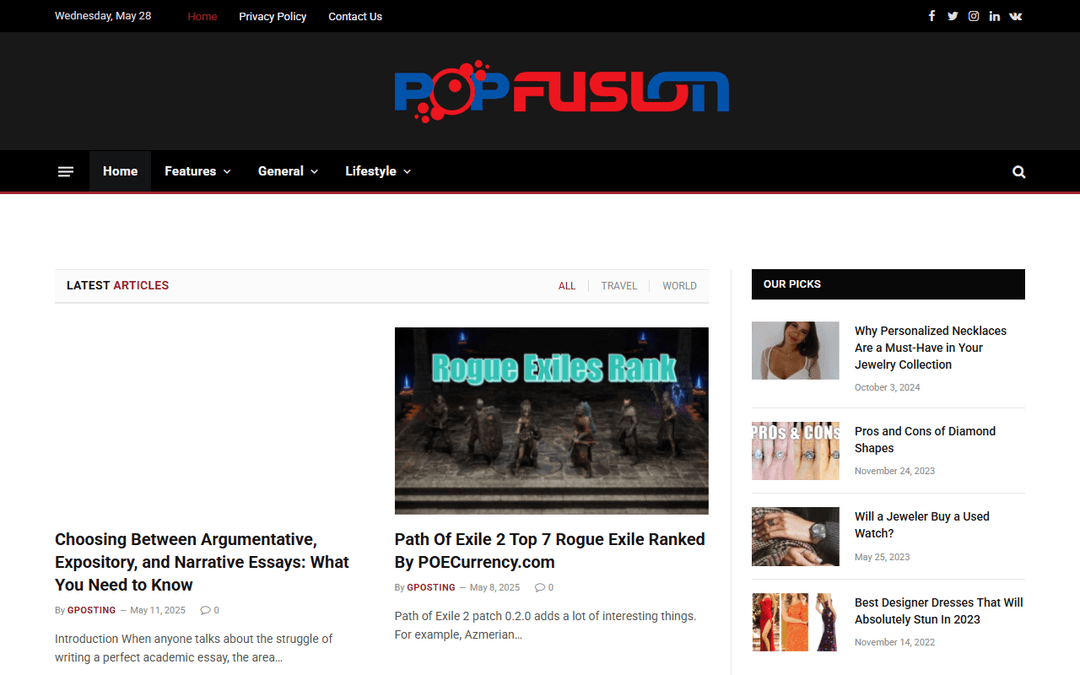 popfusion.net publisher screenshot
