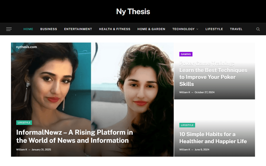 nythesis.com publisher screenshot