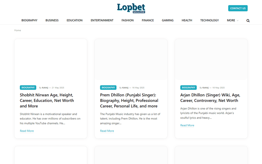 lopbet.com publisher screenshot