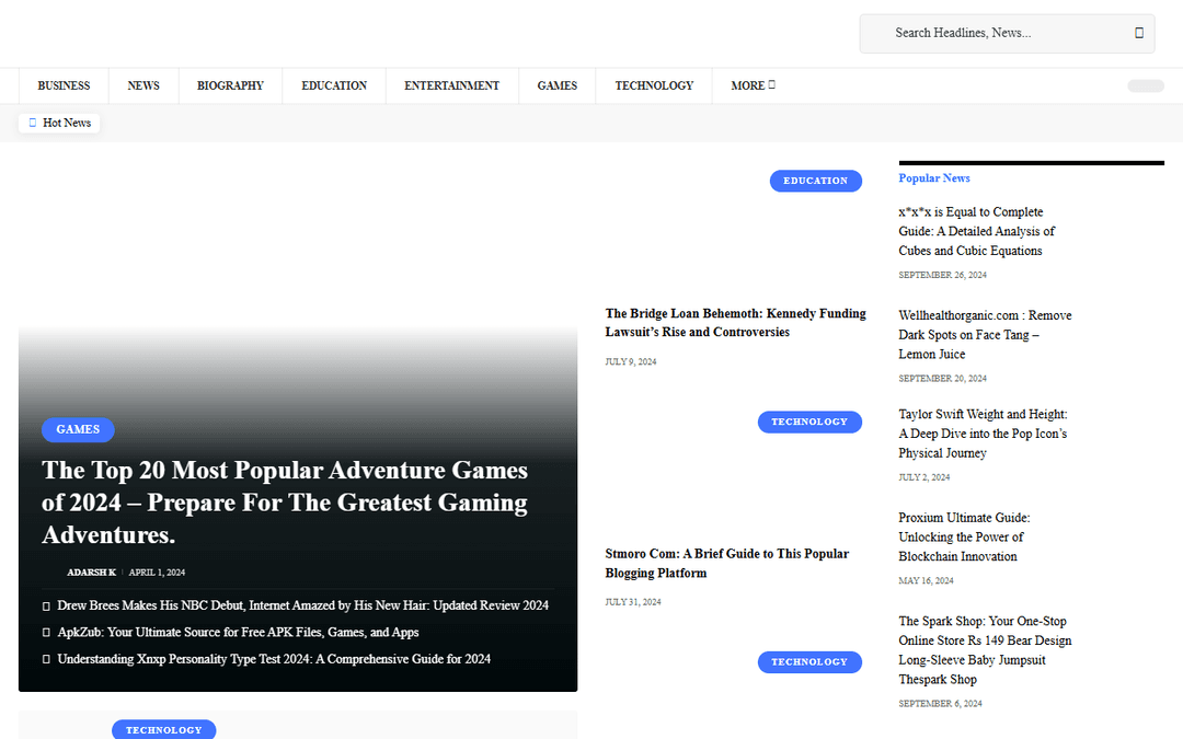 thenewzmag.com publisher screenshot
