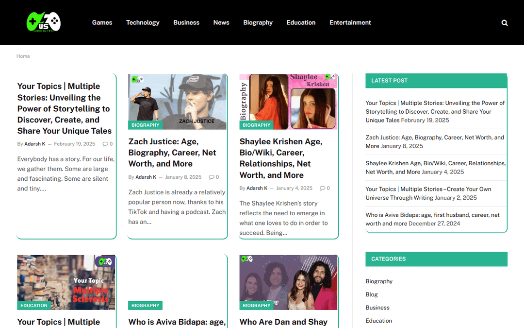 usagaminginfo.com publisher screenshot