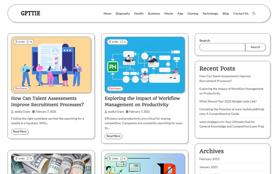 gpttie.com publisher screenshot
