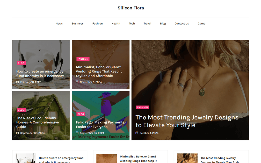 siliconflora.com publisher screenshot