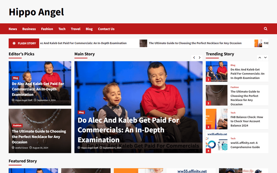 hippoangel.com publisher screenshot