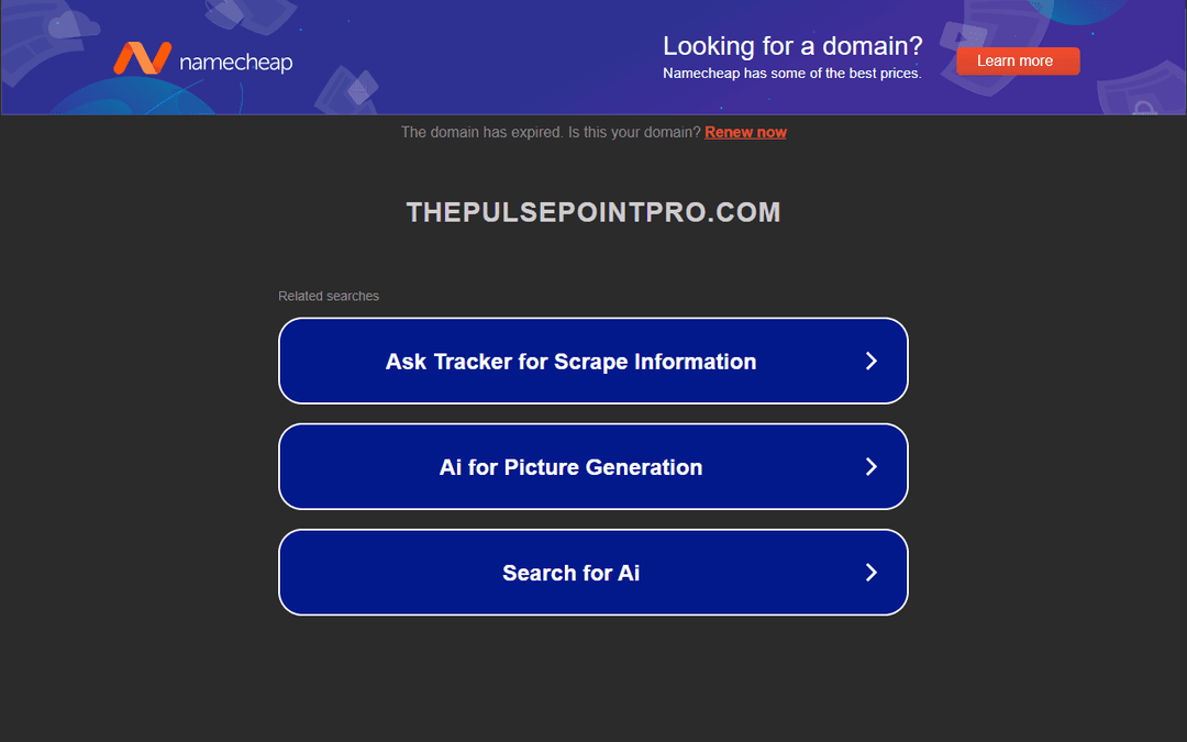 thepulsepointpro.com publisher screenshot