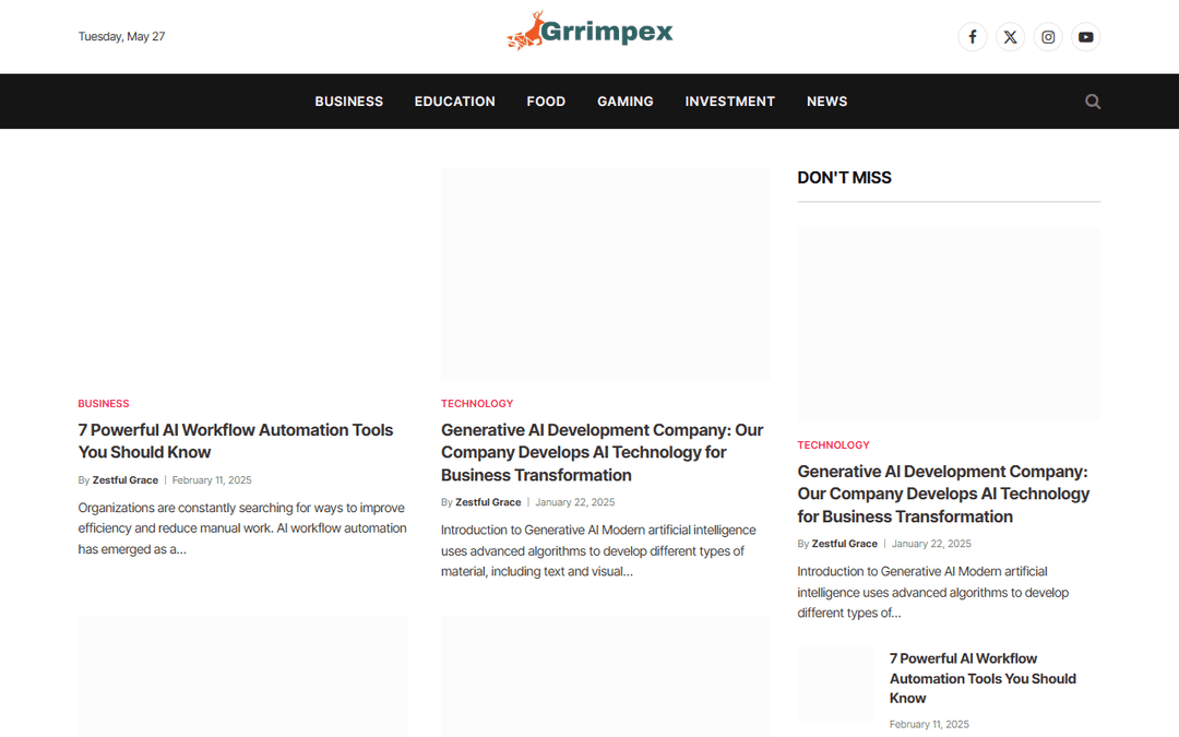 grrimpex.com publisher screenshot