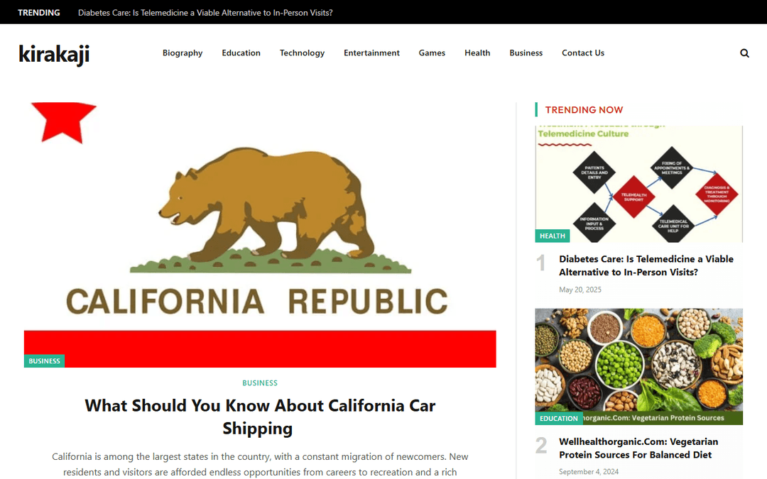 kirakaji.com publisher screenshot