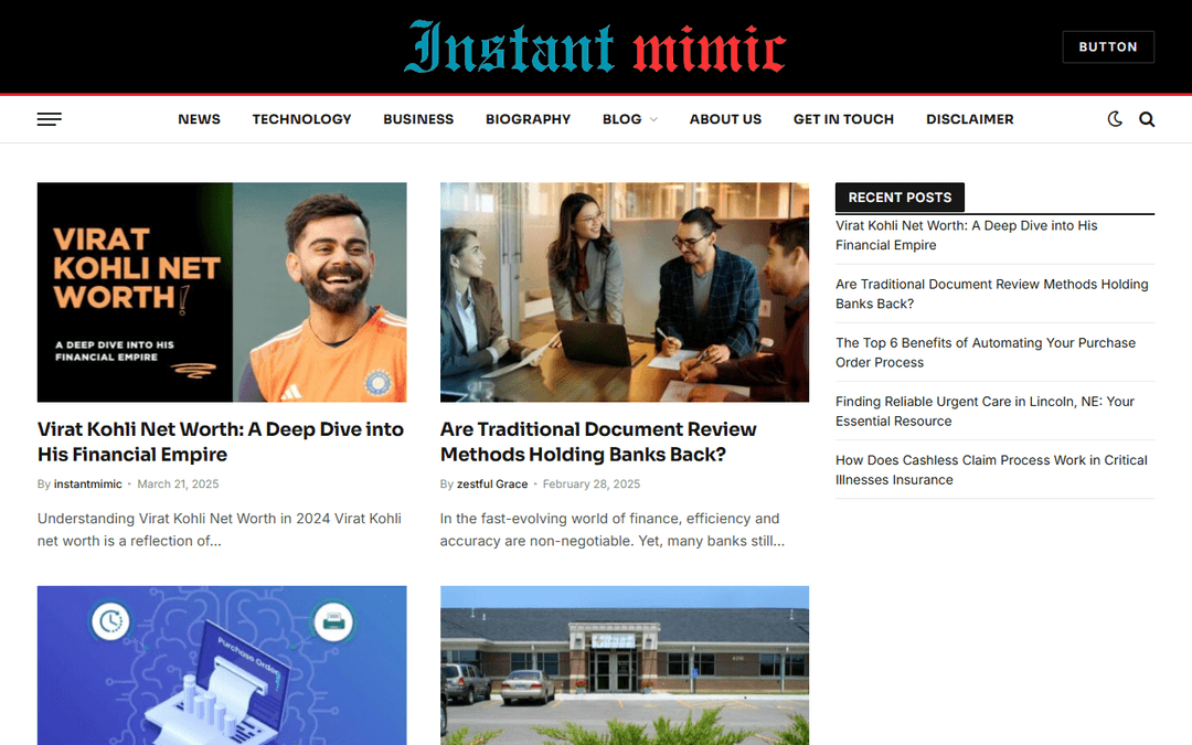 instantmimic.com publisher screenshot