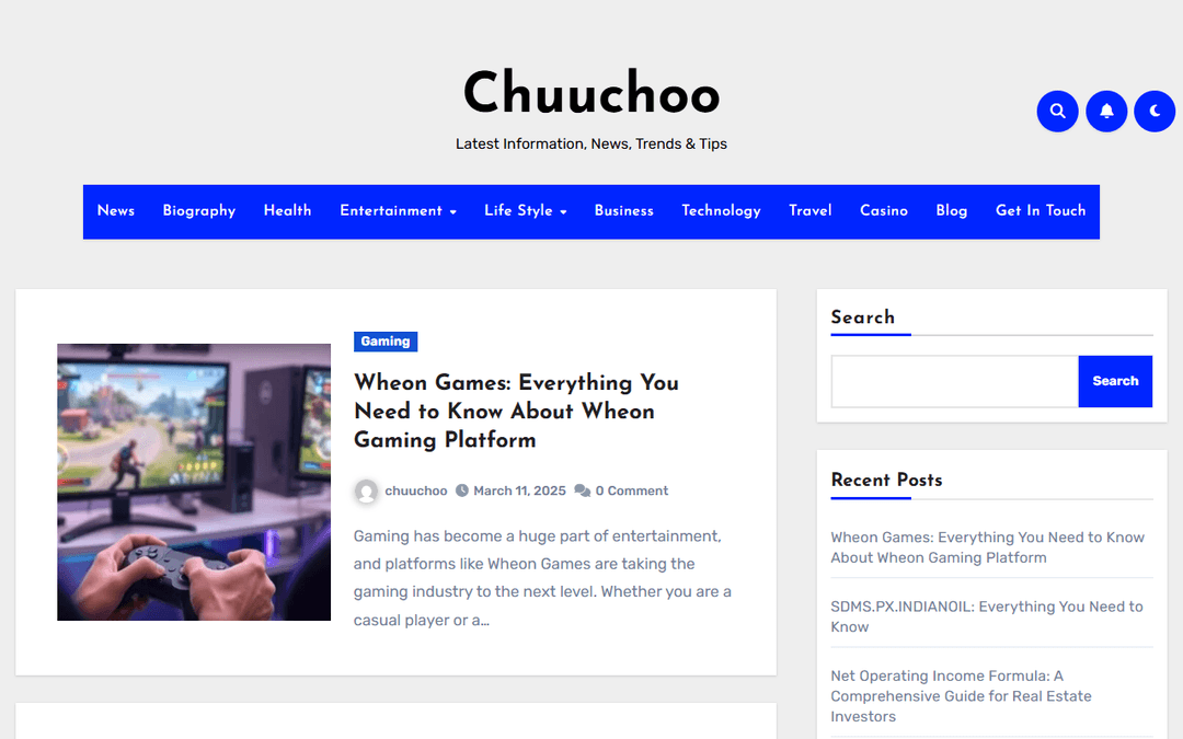 chuuchoo.com publisher screenshot