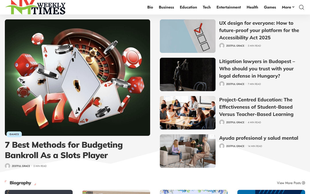 nyweeklytimes.com publisher screenshot