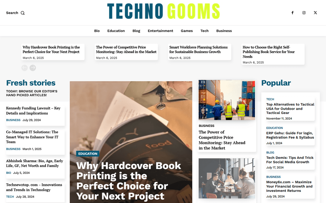 technogooms.com publisher screenshot