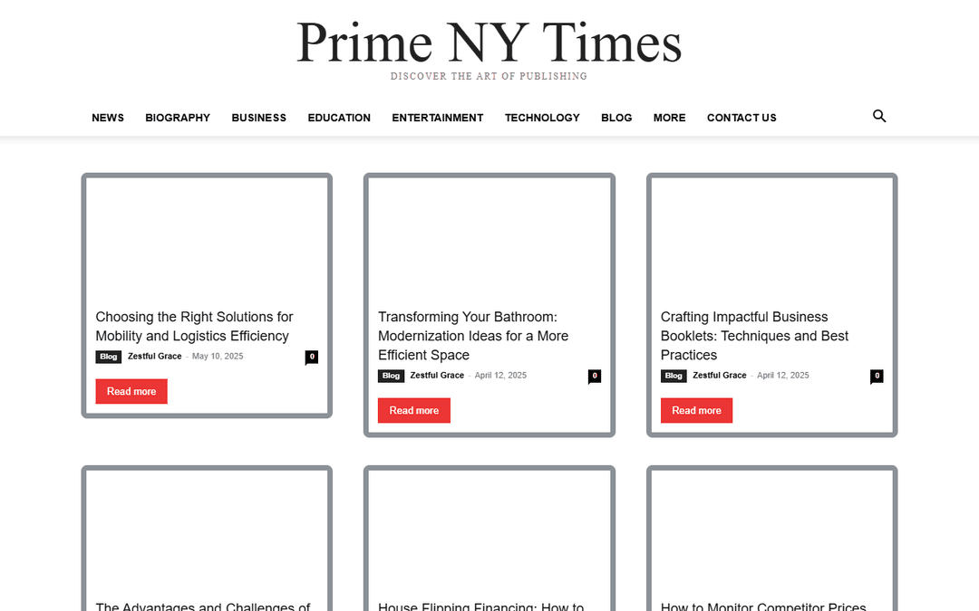 primenytimes.com publisher screenshot