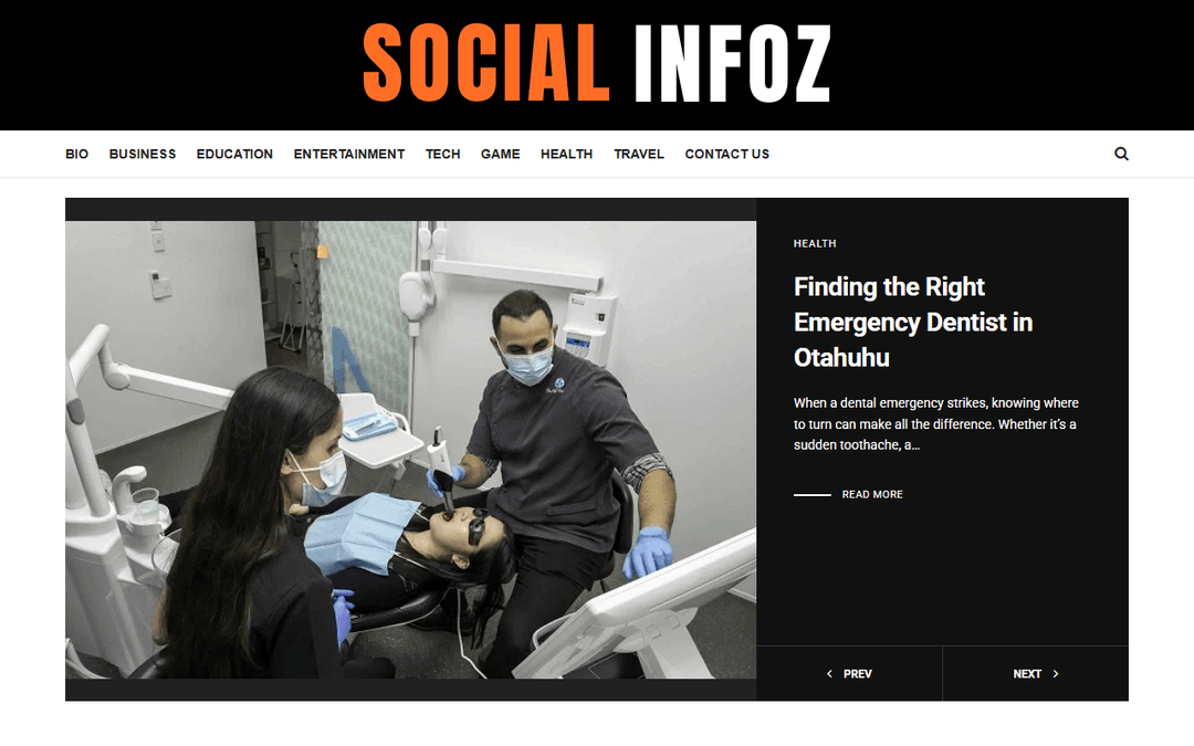 socialinfoz.com publisher screenshot