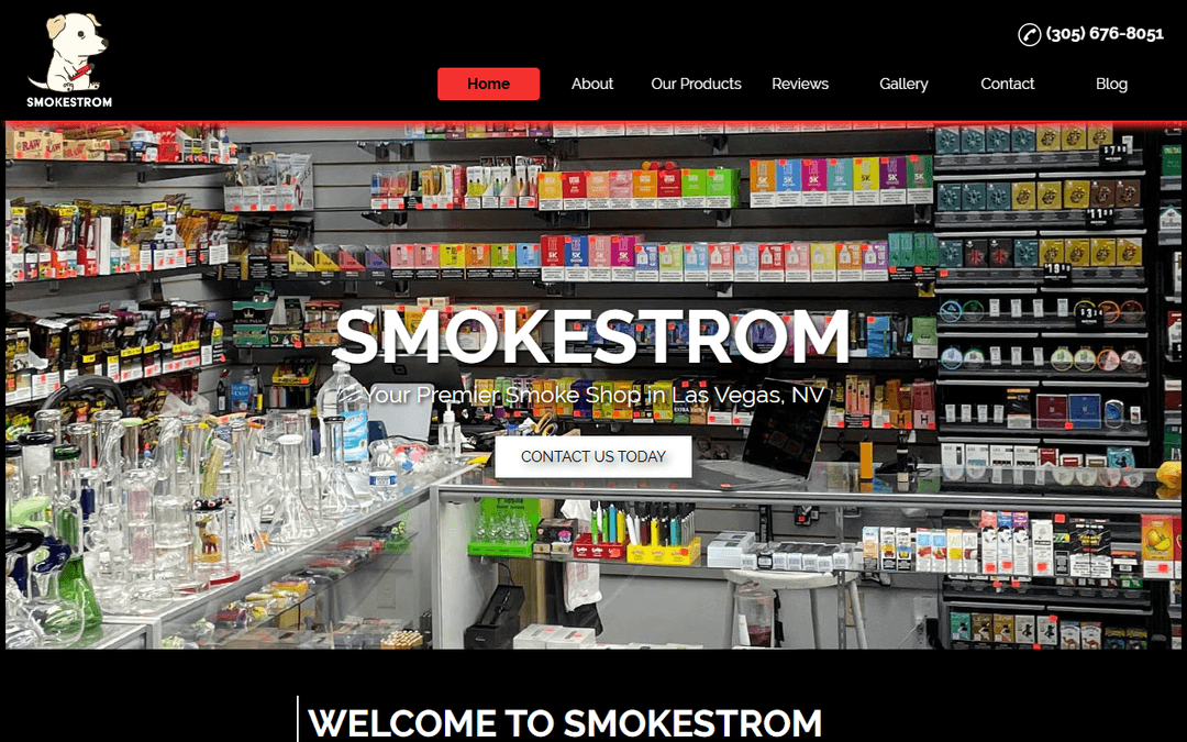 tobaccoshoplasvegas.com publisher screenshot