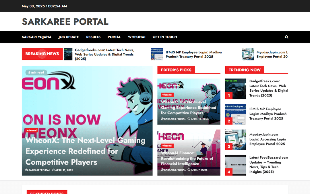 sarkareeportal.com publisher screenshot