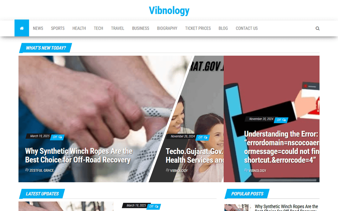 vibnology.com publisher screenshot