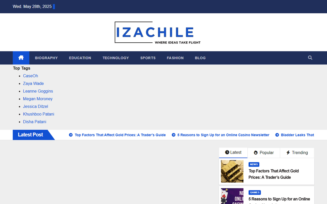 izachile.com publisher screenshot