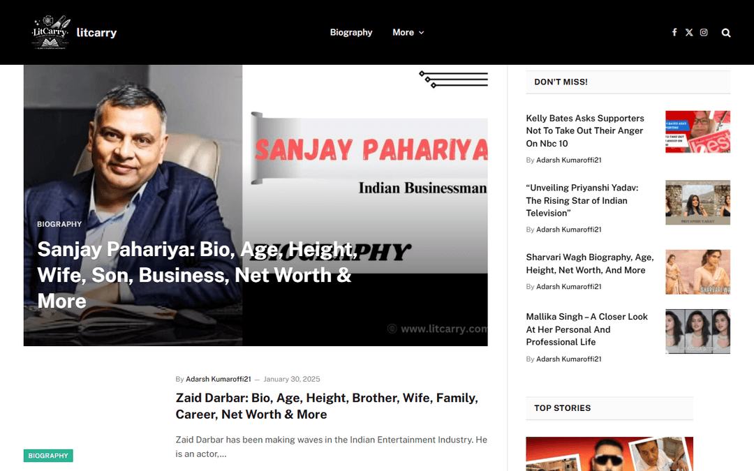 litcarry.com publisher screenshot