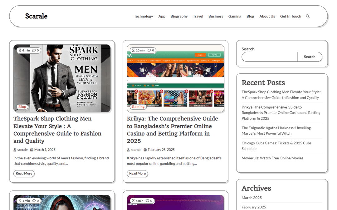 scarale.com publisher screenshot