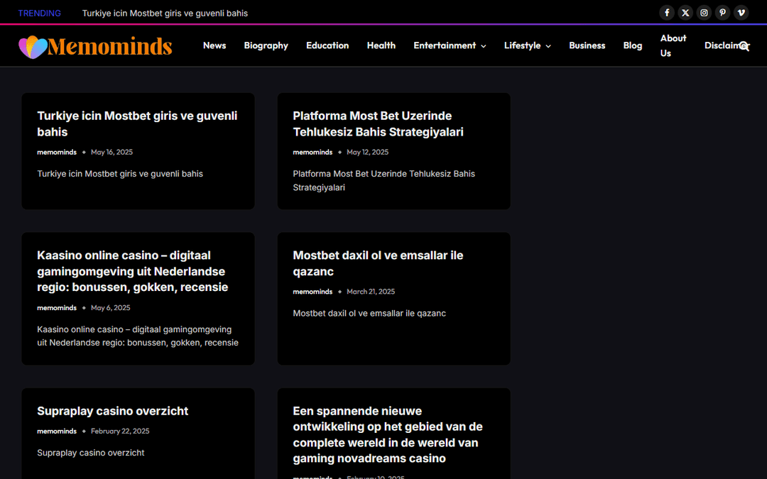 memominds.com publisher screenshot