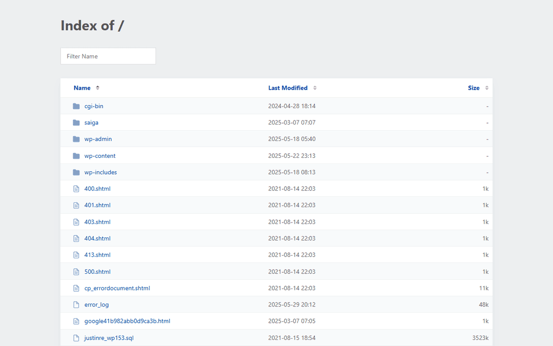 justinresults.com publisher screenshot