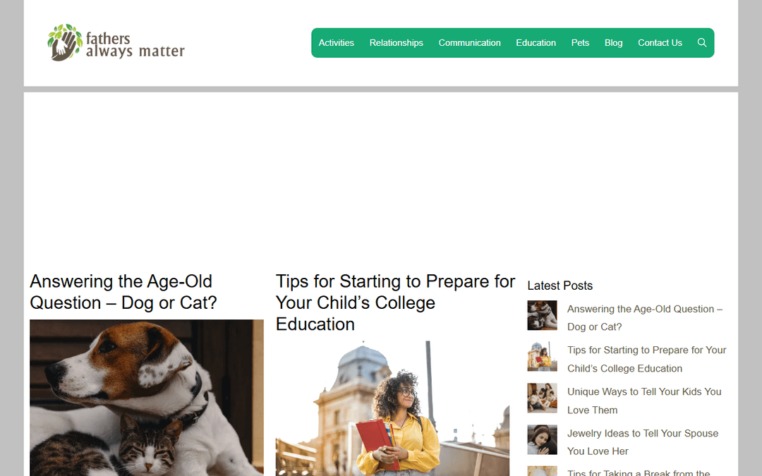 fathersalwaysmatter.com publisher screenshot