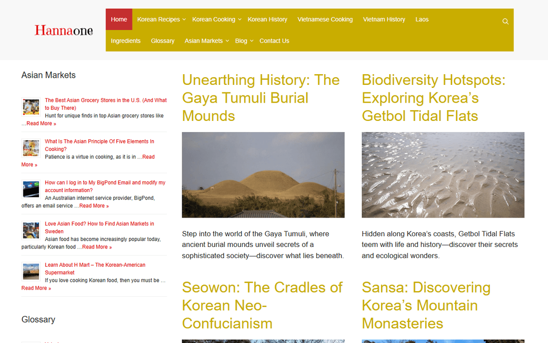 hannaone.com publisher screenshot