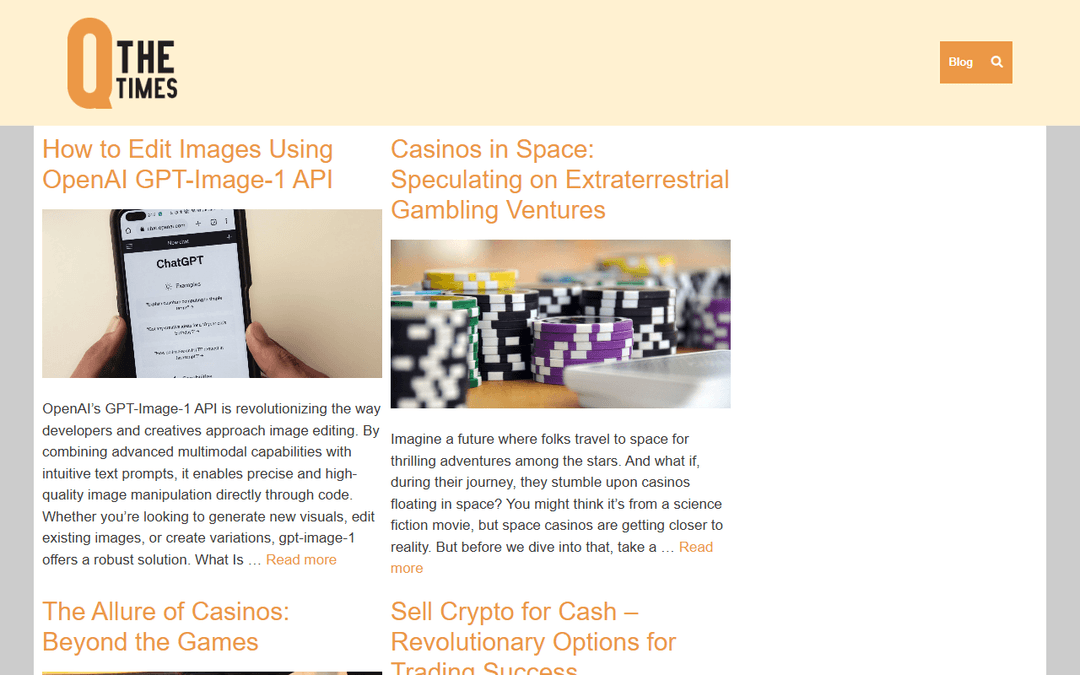theqtimes.com publisher screenshot