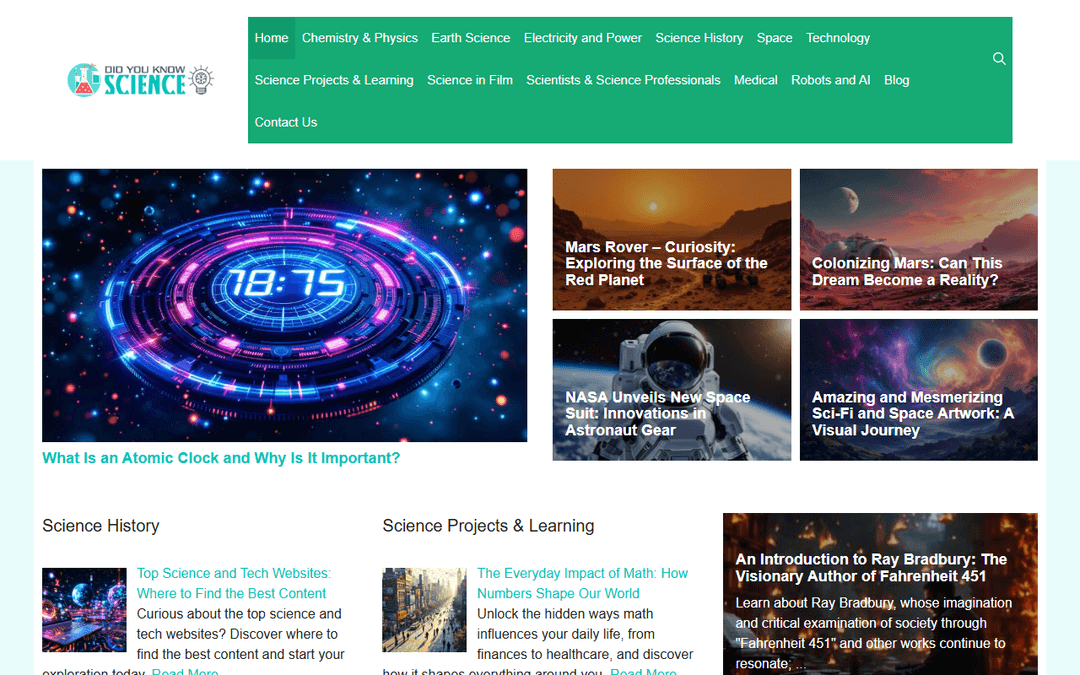 didyouknowscience.com publisher screenshot