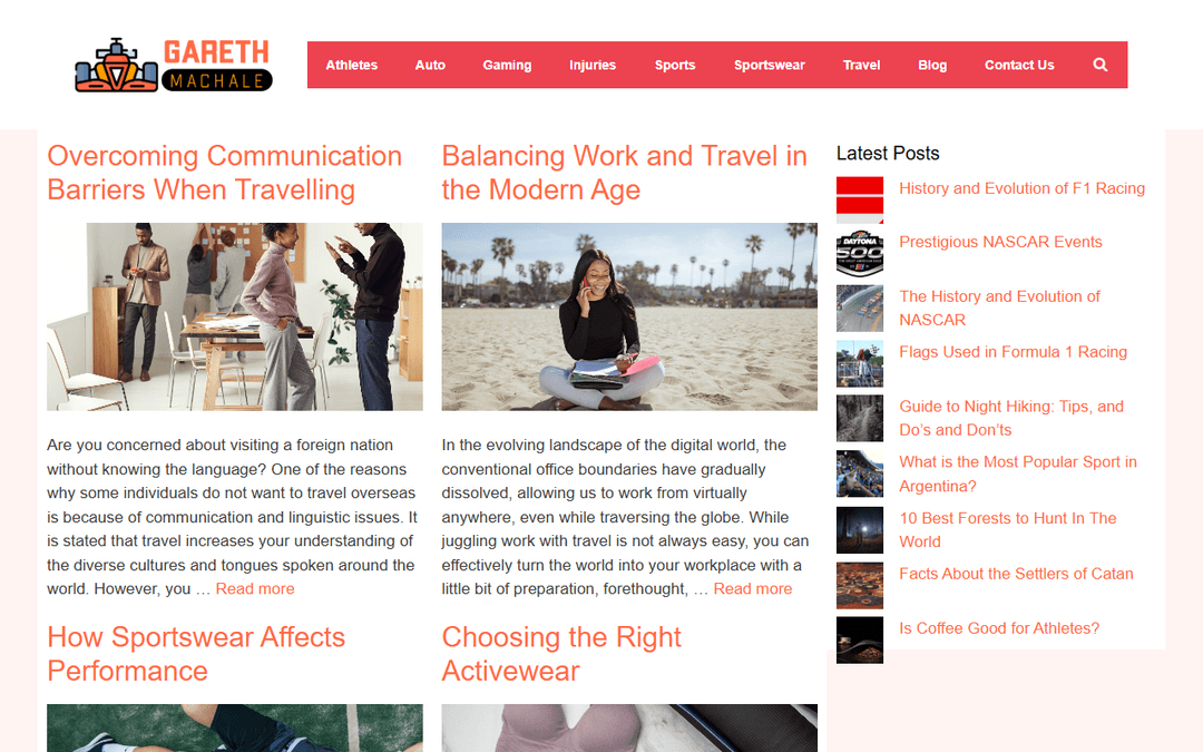 garethmachale.com publisher screenshot