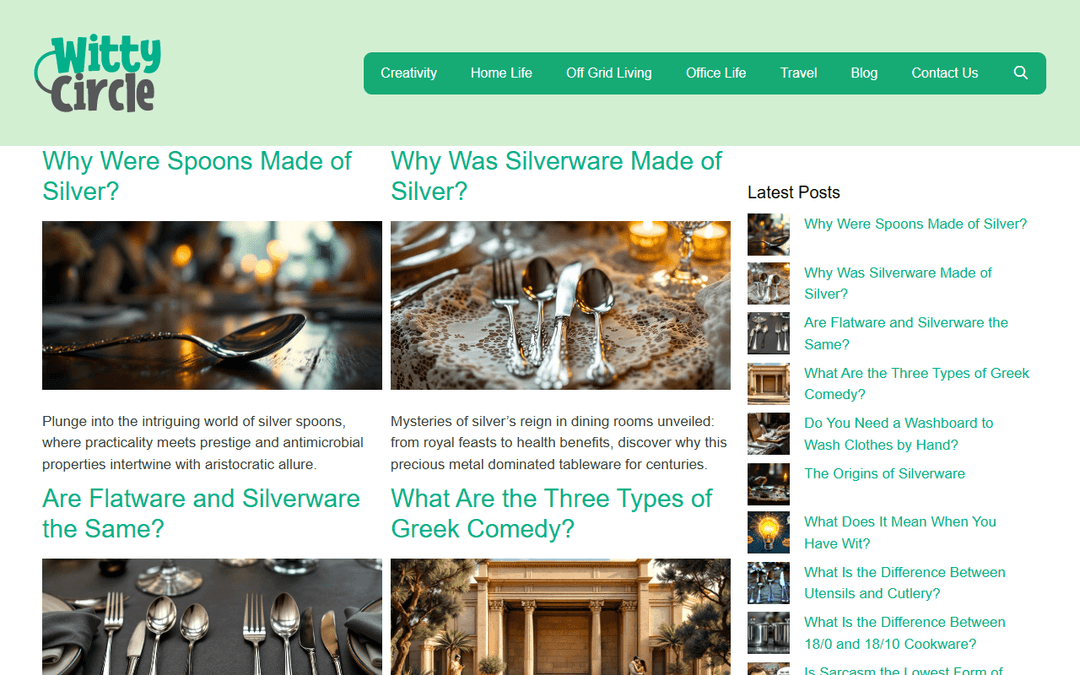 wittycircle.com publisher screenshot