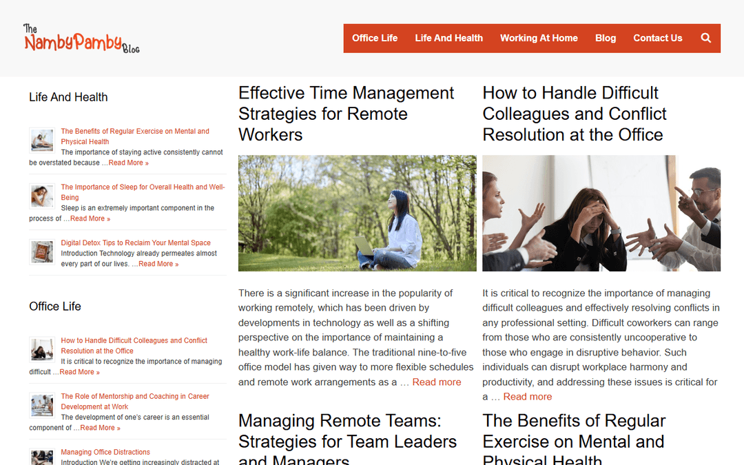 thenambypambyblog.com publisher screenshot