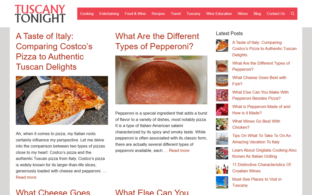 tuscanytonight.com publisher screenshot