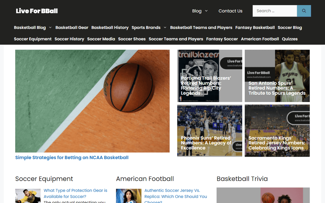liveforbball.com publisher screenshot