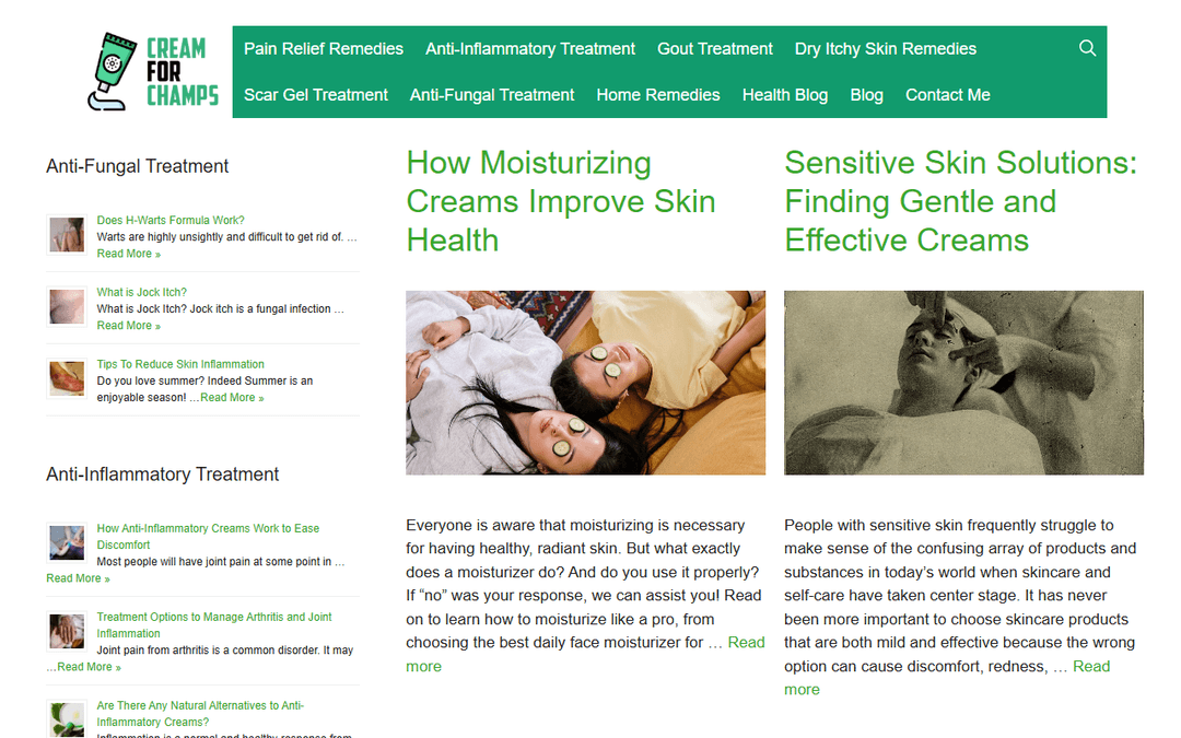 creamforchamps.com publisher screenshot