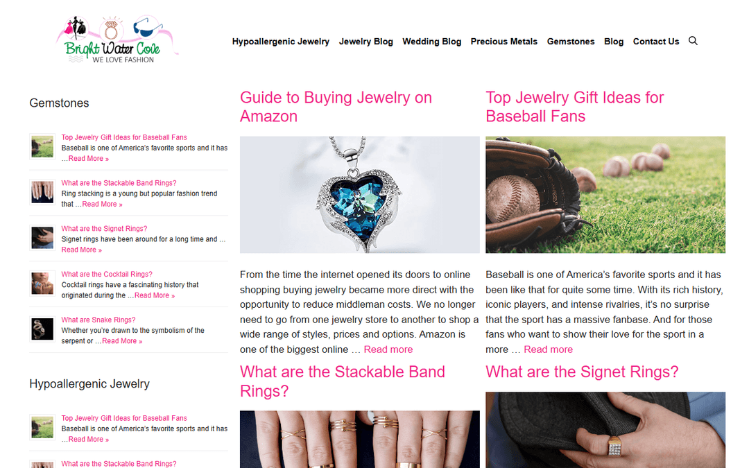 brightwatercove.com publisher screenshot