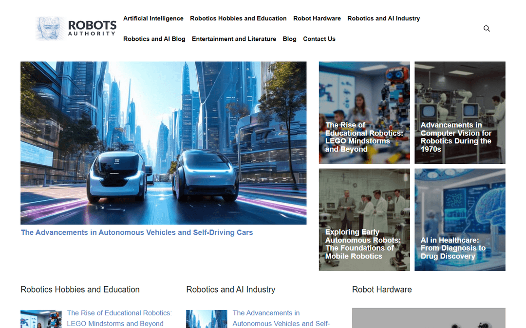 robotsauthority.com publisher screenshot
