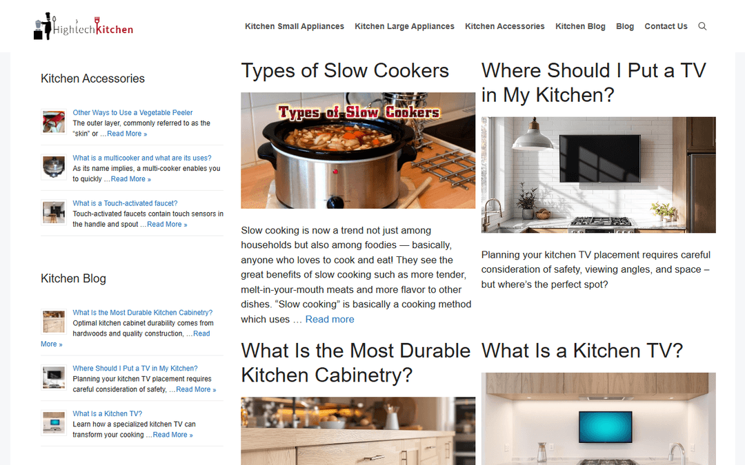 high-tech-kitchen.com publisher screenshot