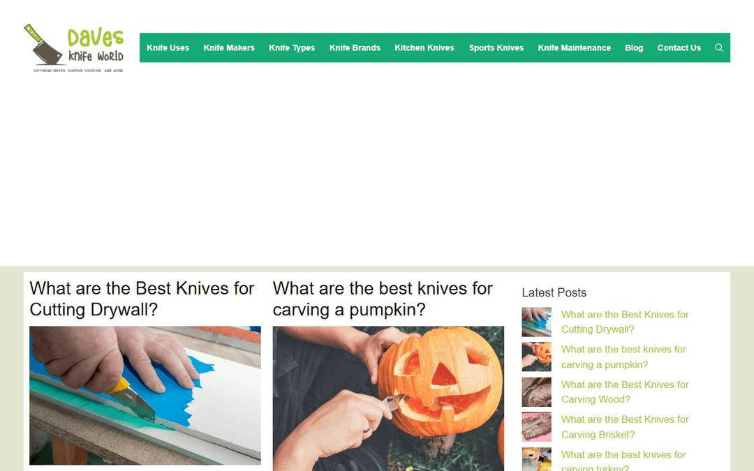 davesknifeworld.com publisher screenshot