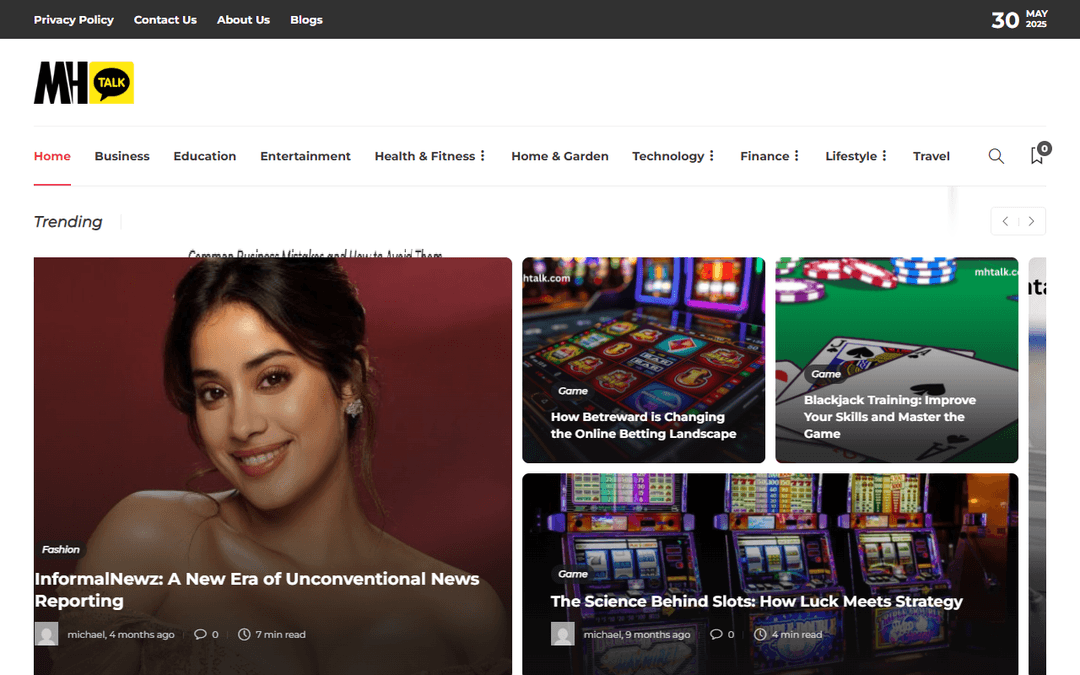 mhtalk.com publisher screenshot