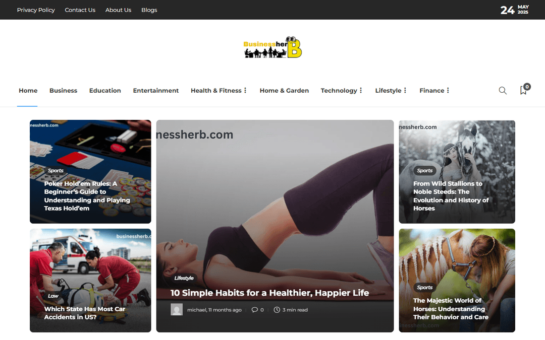 businessherb.com publisher screenshot