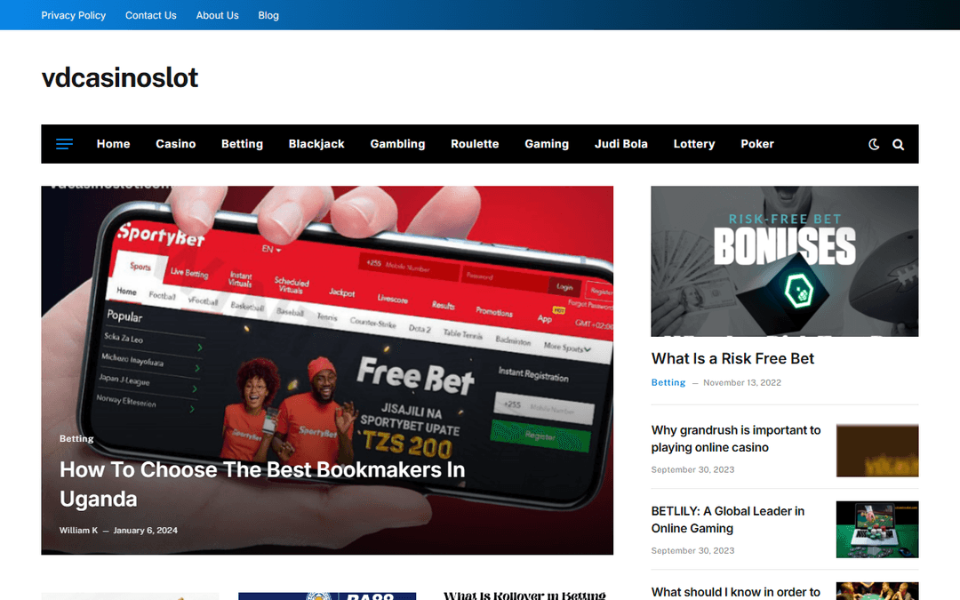 vdcasinoslot.com publisher screenshot