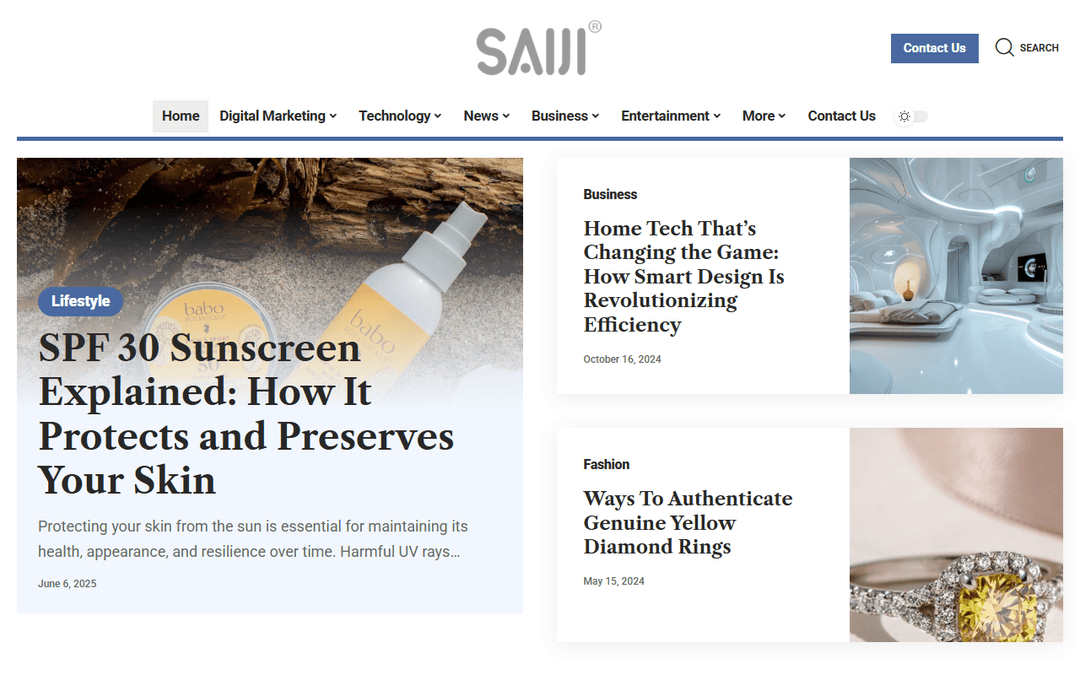 saijitech.com publisher screenshot