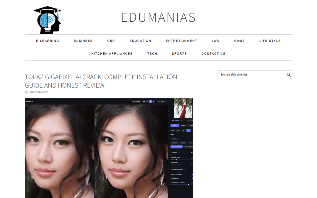 edumanias.com publisher screenshot